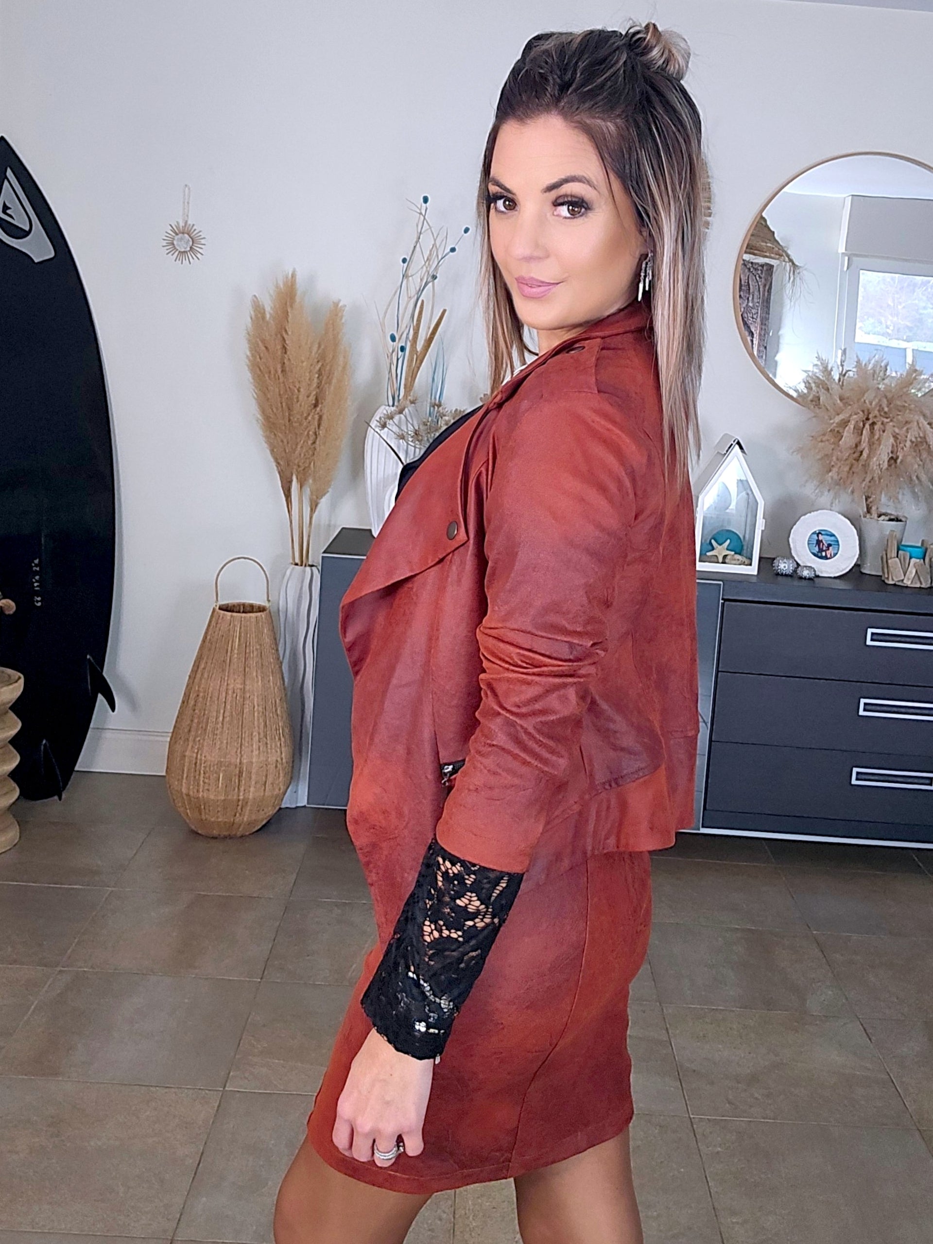 Ensemble veste et jupe Made in France - 𝐌𝐚𝐫𝐢𝐧𝐚𝟒𝟒𝐟𝐚𝐦𝐢𝐥𝐲