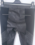 Legging noir bi-matière avec cuir - 𝐌𝐚𝐫𝐢𝐧𝐚𝟒𝟒𝐟𝐚𝐦𝐢𝐥𝐲