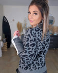 Pull chaud à imprimé léopard gris et noir - 𝐌𝐚𝐫𝐢𝐧𝐚𝟒𝟒𝐟𝐚𝐦𝐢𝐥𝐲