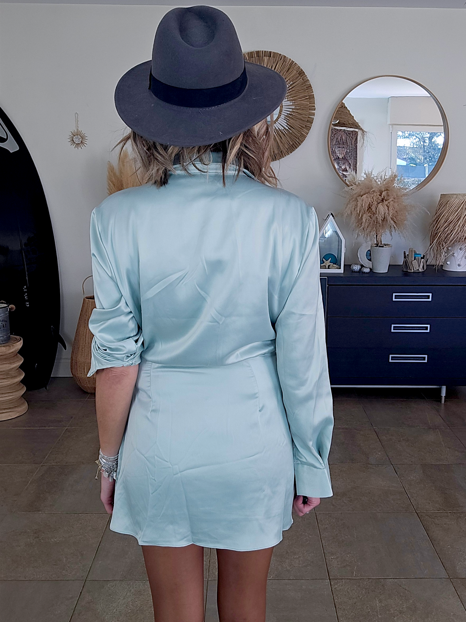 Robe chic vert d'eau - 𝐌𝐚𝐫𝐢𝐧𝐚𝟒𝟒𝐟𝐚𝐦𝐢𝐥𝐲
