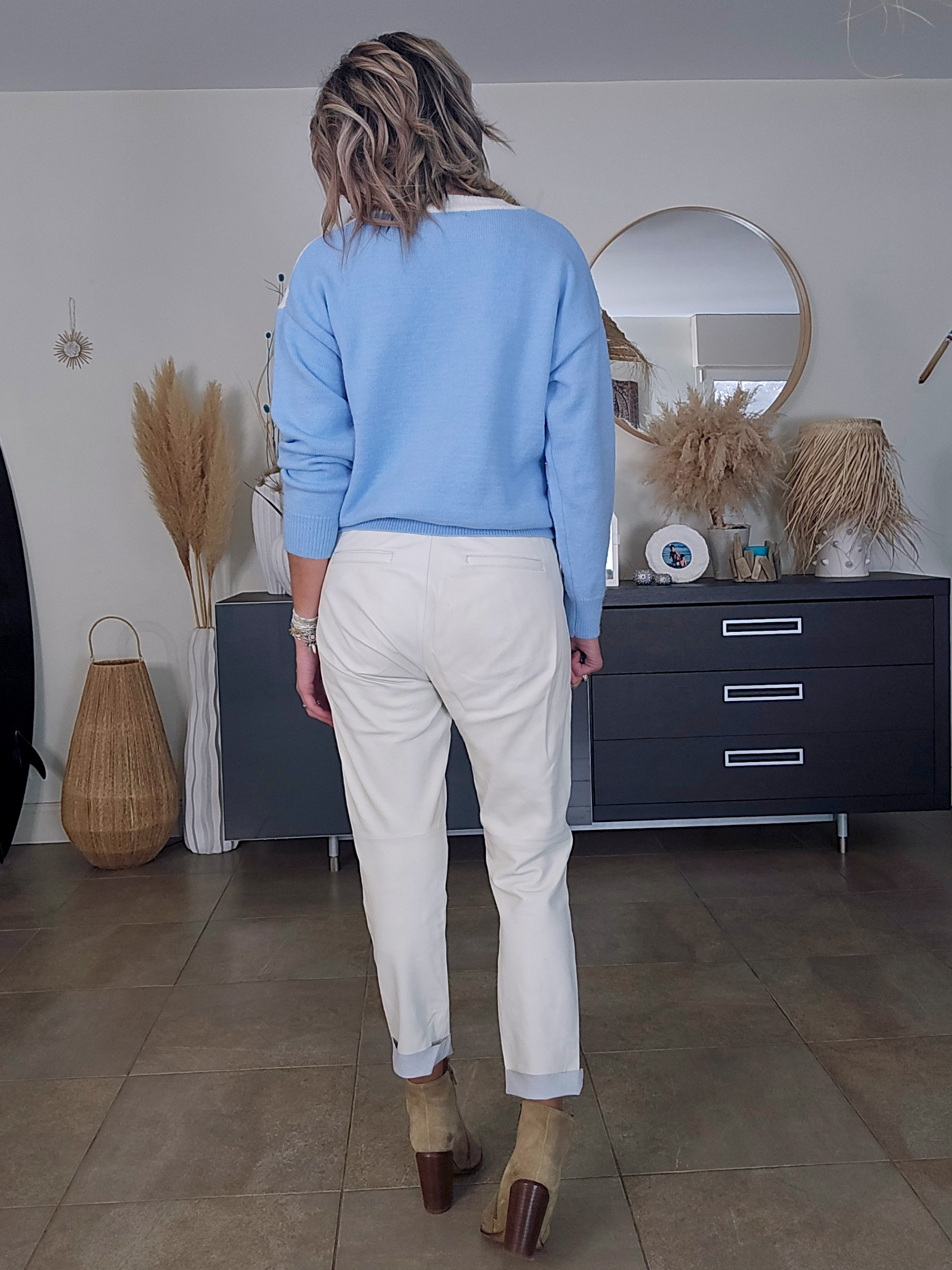 Pull vintage bleu ciel - 𝐌𝐚𝐫𝐢𝐧𝐚𝟒𝟒𝐟𝐚𝐦𝐢𝐥𝐲