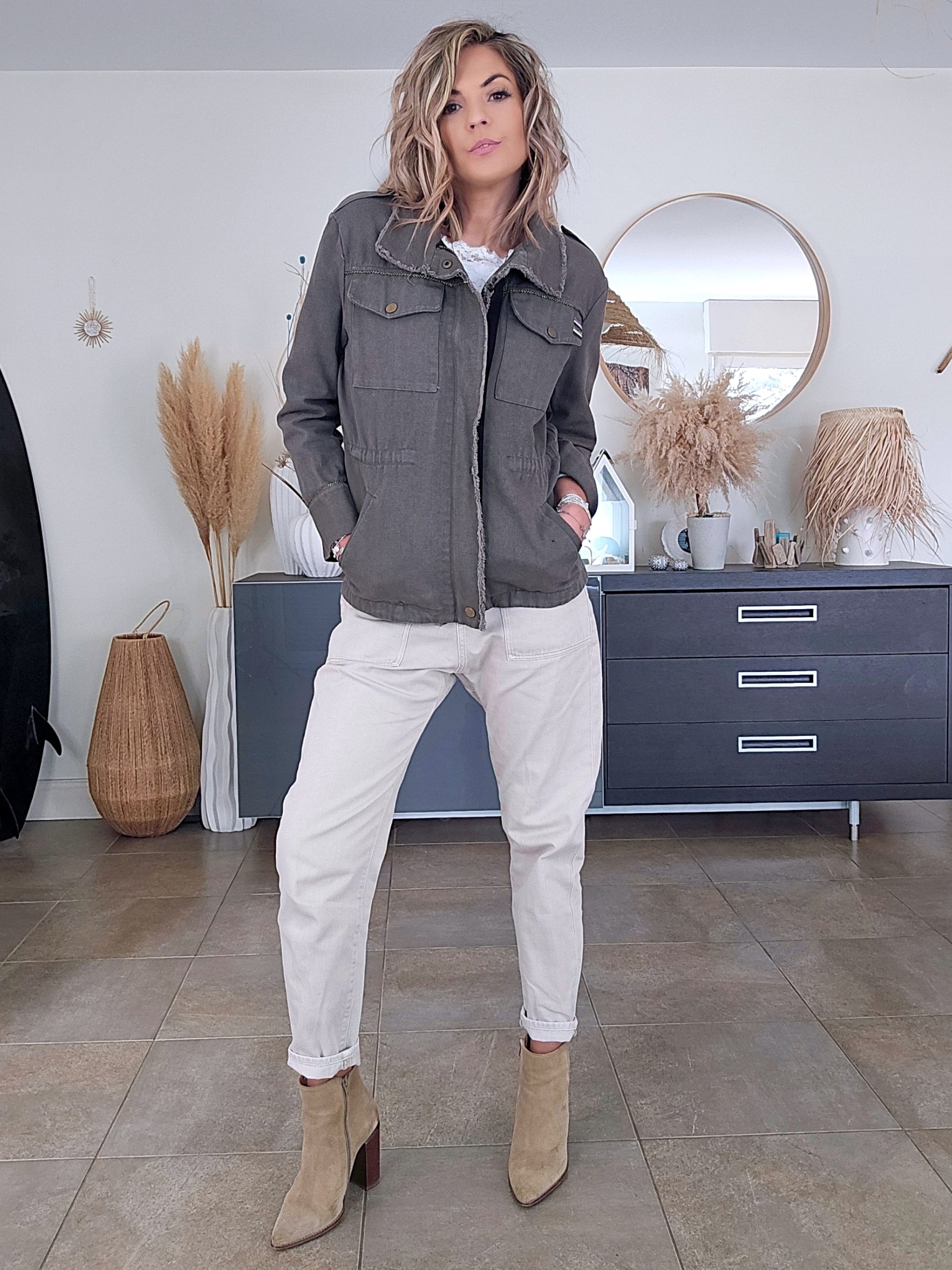 Saharienne kaki Crazy - 𝐌𝐚𝐫𝐢𝐧𝐚𝟒𝟒𝐟𝐚𝐦𝐢𝐥𝐲