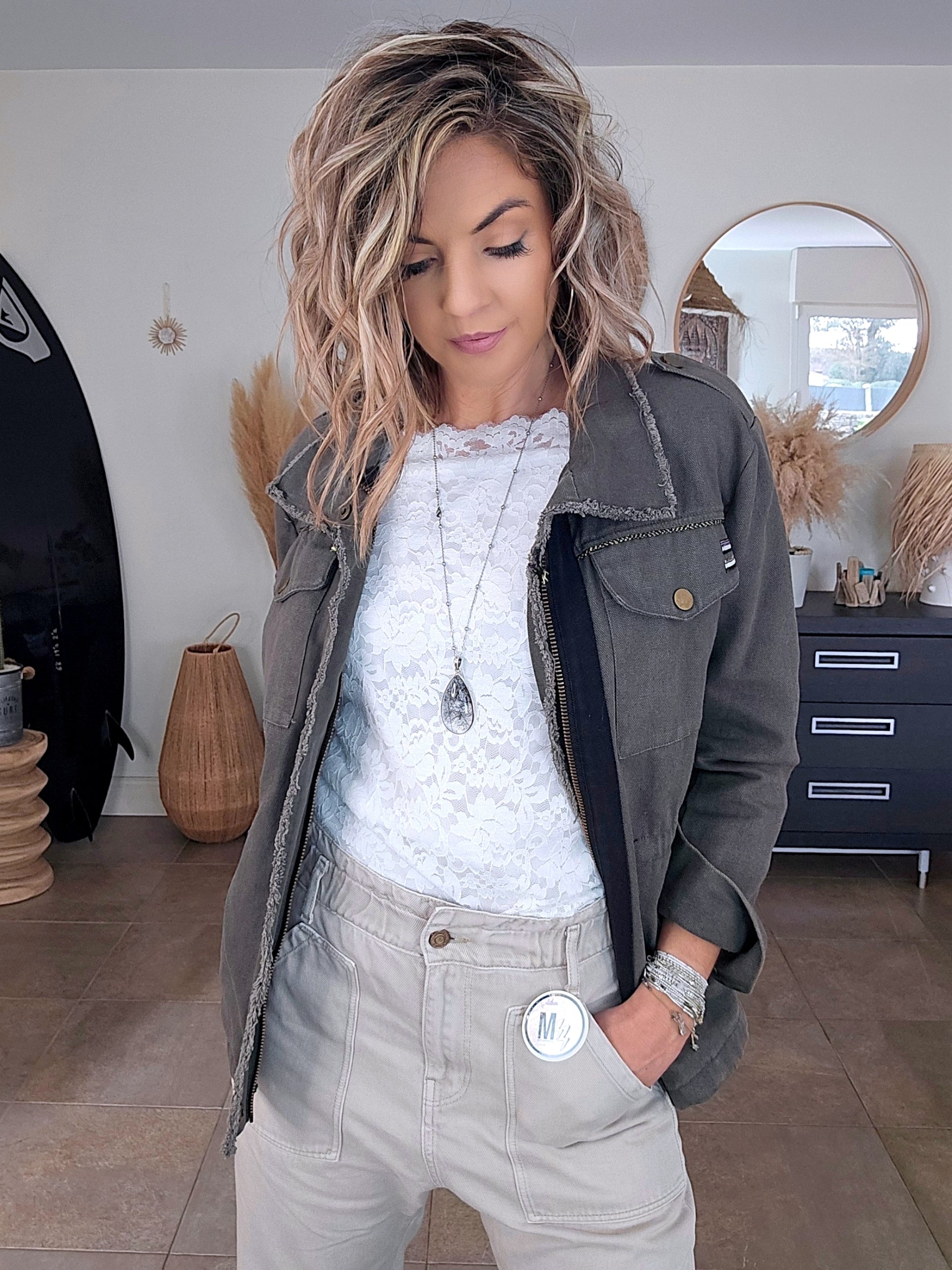 Saharienne kaki Crazy - 𝐌𝐚𝐫𝐢𝐧𝐚𝟒𝟒𝐟𝐚𝐦𝐢𝐥𝐲