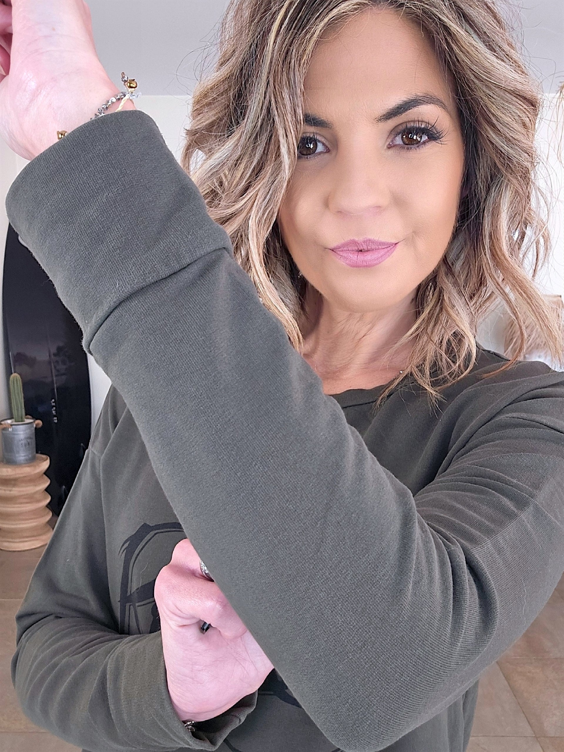 Robe sweat kaki - 𝐌𝐚𝐫𝐢𝐧𝐚𝟒𝟒𝐟𝐚𝐦𝐢𝐥𝐲