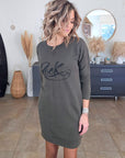 Robe sweat kaki - 𝐌𝐚𝐫𝐢𝐧𝐚𝟒𝟒𝐟𝐚𝐦𝐢𝐥𝐲