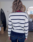 Cardigan amour marinière - 𝐌𝐚𝐫𝐢𝐧𝐚𝟒𝟒𝐟𝐚𝐦𝐢𝐥𝐲
