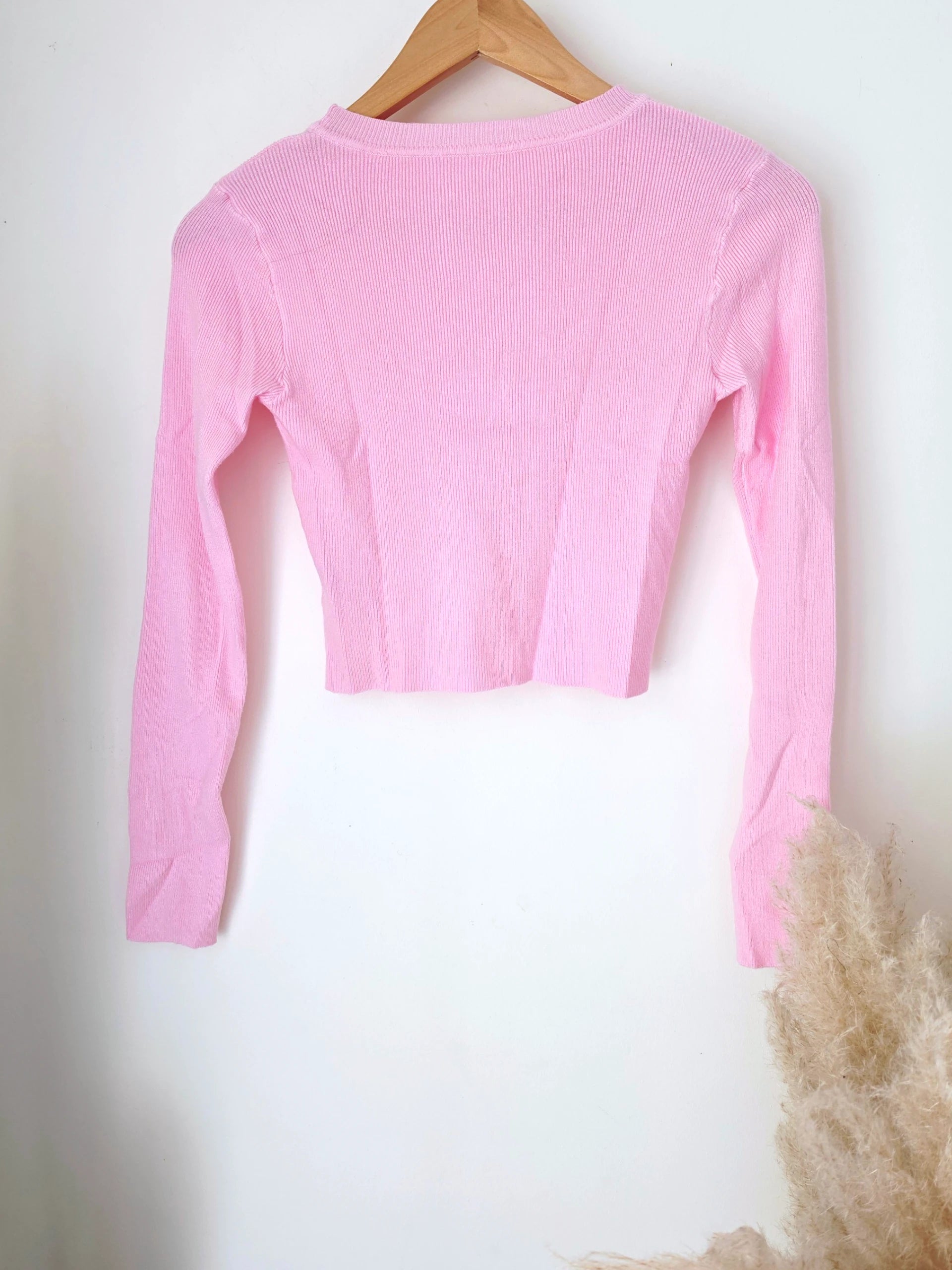 Pull rose à maille fine côtelée - 𝐌𝐚𝐫𝐢𝐧𝐚𝟒𝟒𝐟𝐚𝐦𝐢𝐥𝐲