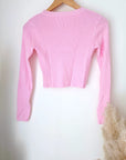 Pull rose à maille fine côtelée - 𝐌𝐚𝐫𝐢𝐧𝐚𝟒𝟒𝐟𝐚𝐦𝐢𝐥𝐲