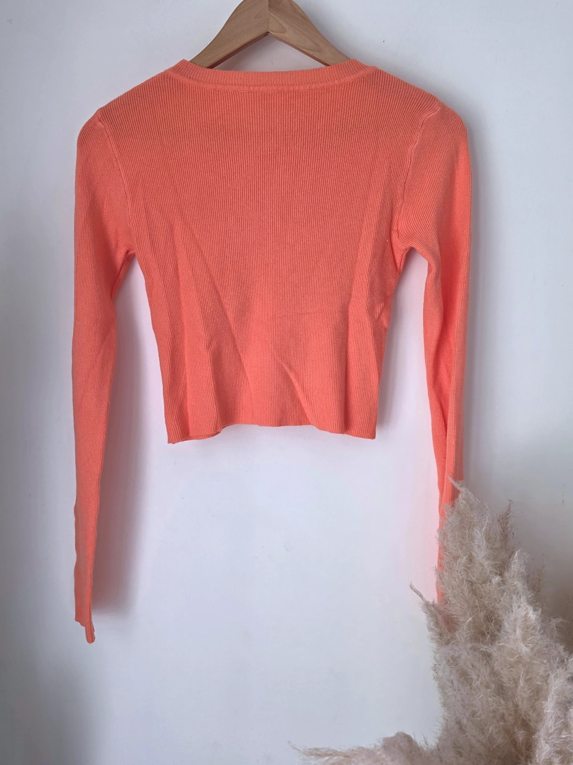 Pull corail clair à maille fine côtelée - 𝐌𝐚𝐫𝐢𝐧𝐚𝟒𝟒𝐟𝐚𝐦𝐢𝐥𝐲