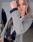 Manteau tweed beige et marron-kaki - 𝐌𝐚𝐫𝐢𝐧𝐚𝟒𝟒𝐟𝐚𝐦𝐢𝐥𝐲