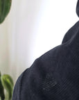 T-shirt noir à maille côtelée - 𝐌𝐚𝐫𝐢𝐧𝐚𝟒𝟒𝐟𝐚𝐦𝐢𝐥𝐲