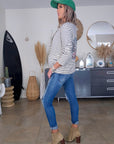 Veste marinière à tigre à sequins - 𝐌𝐚𝐫𝐢𝐧𝐚𝟒𝟒𝐟𝐚𝐦𝐢𝐥𝐲