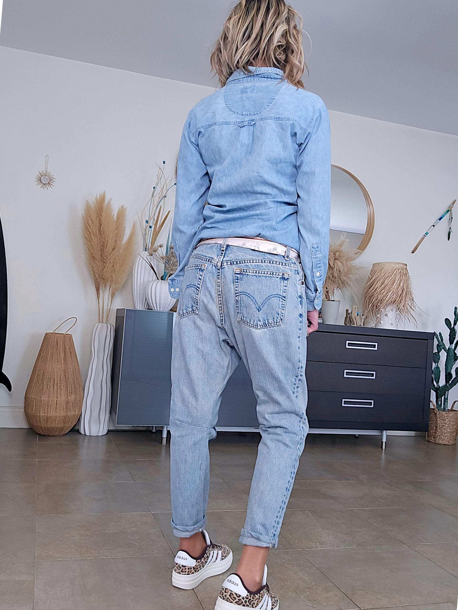 Combinaison en jean boyfriend - 𝐌𝐚𝐫𝐢𝐧𝐚𝟒𝟒𝐟𝐚𝐦𝐢𝐥𝐲