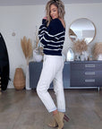 Pull double sens marinière - 𝐌𝐚𝐫𝐢𝐧𝐚𝟒𝟒𝐟𝐚𝐦𝐢𝐥𝐲