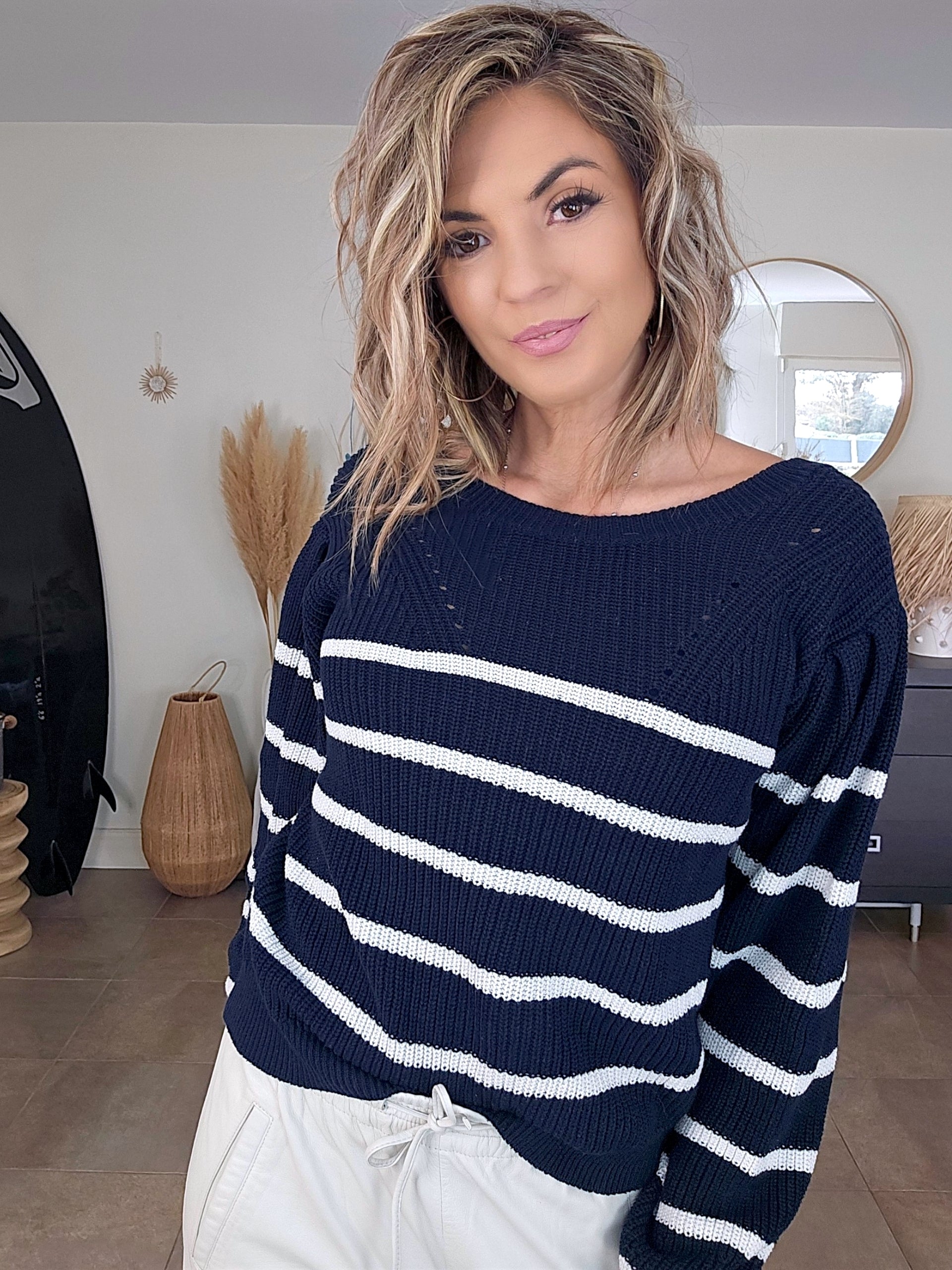 Pull double sens marinière - 𝐌𝐚𝐫𝐢𝐧𝐚𝟒𝟒𝐟𝐚𝐦𝐢𝐥𝐲