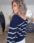 Pull double sens marinière - 𝐌𝐚𝐫𝐢𝐧𝐚𝟒𝟒𝐟𝐚𝐦𝐢𝐥𝐲
