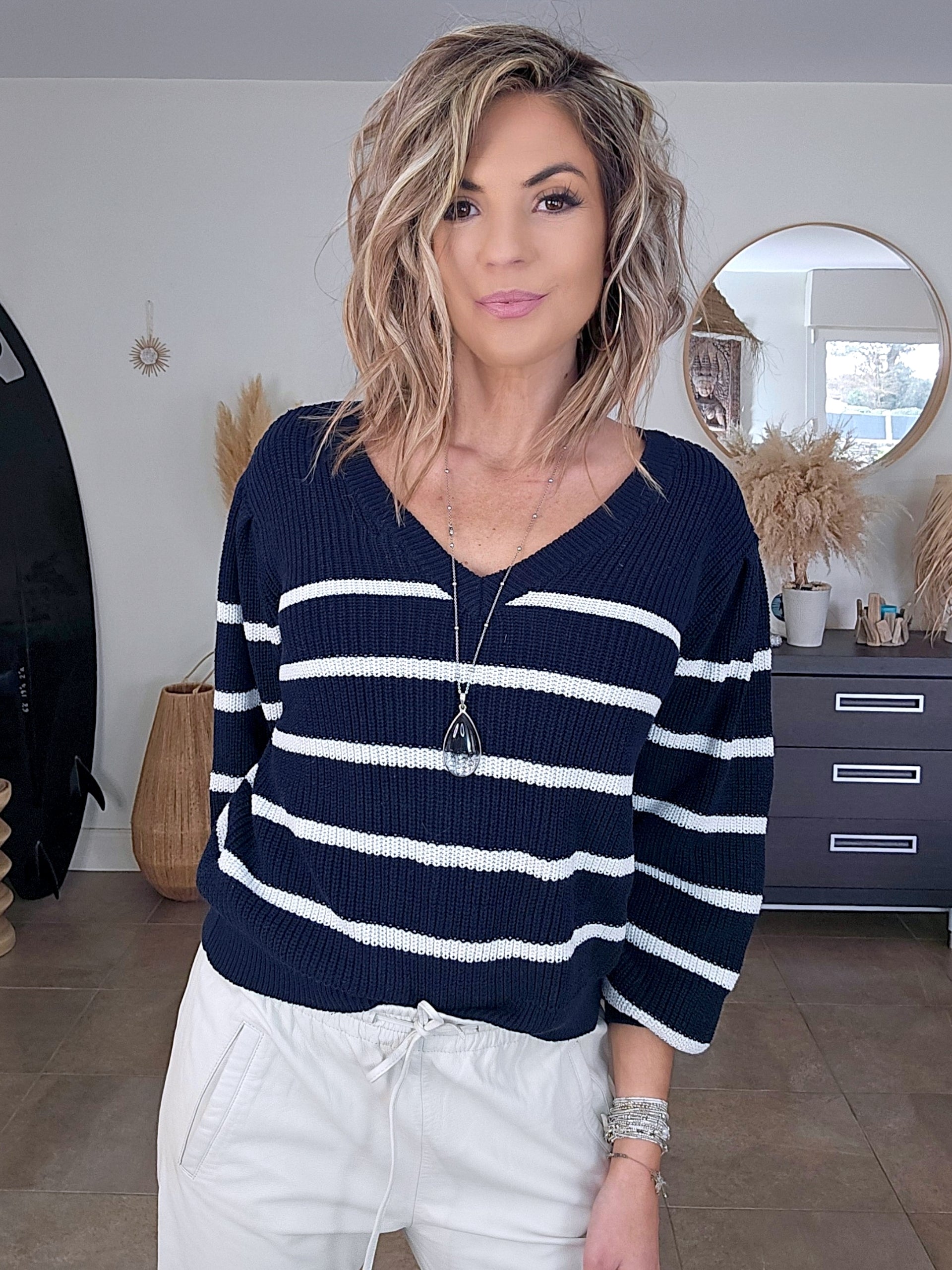 Pull double sens marinière - 𝐌𝐚𝐫𝐢𝐧𝐚𝟒𝟒𝐟𝐚𝐦𝐢𝐥𝐲