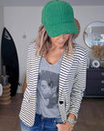 Veste marinière à tigre à sequins - 𝐌𝐚𝐫𝐢𝐧𝐚𝟒𝟒𝐟𝐚𝐦𝐢𝐥𝐲