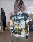 Chemise tie and dye kaki et jaune - 𝐌𝐚𝐫𝐢𝐧𝐚𝟒𝟒𝐟𝐚𝐦𝐢𝐥𝐲