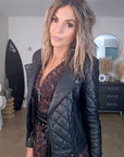 Perfecto noir matelassé 100% cuir - 𝐌𝐚𝐫𝐢𝐧𝐚𝟒𝟒𝐟𝐚𝐦𝐢𝐥𝐲