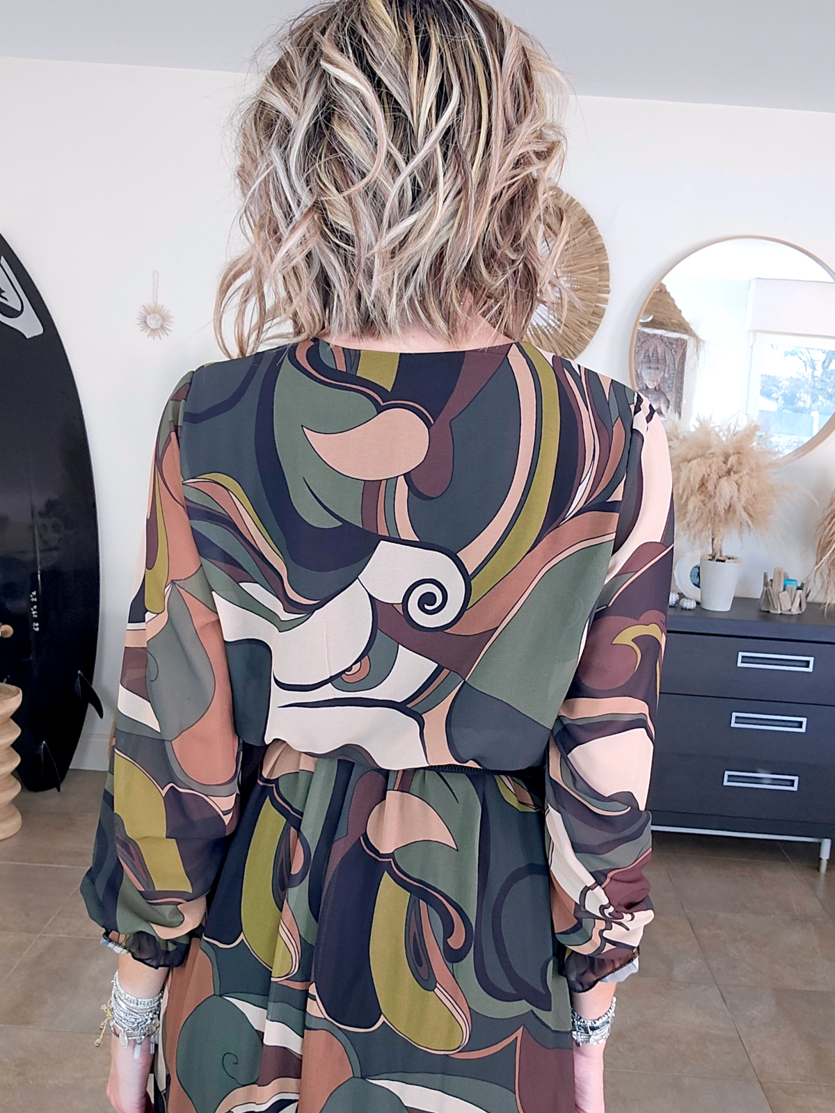 Robe longue à imprimé camouflage - 𝐌𝐚𝐫𝐢𝐧𝐚𝟒𝟒𝐟𝐚𝐦𝐢𝐥𝐲