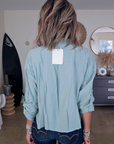 Chemise souple vert d'eau - 𝐌𝐚𝐫𝐢𝐧𝐚𝟒𝟒𝐟𝐚𝐦𝐢𝐥𝐲