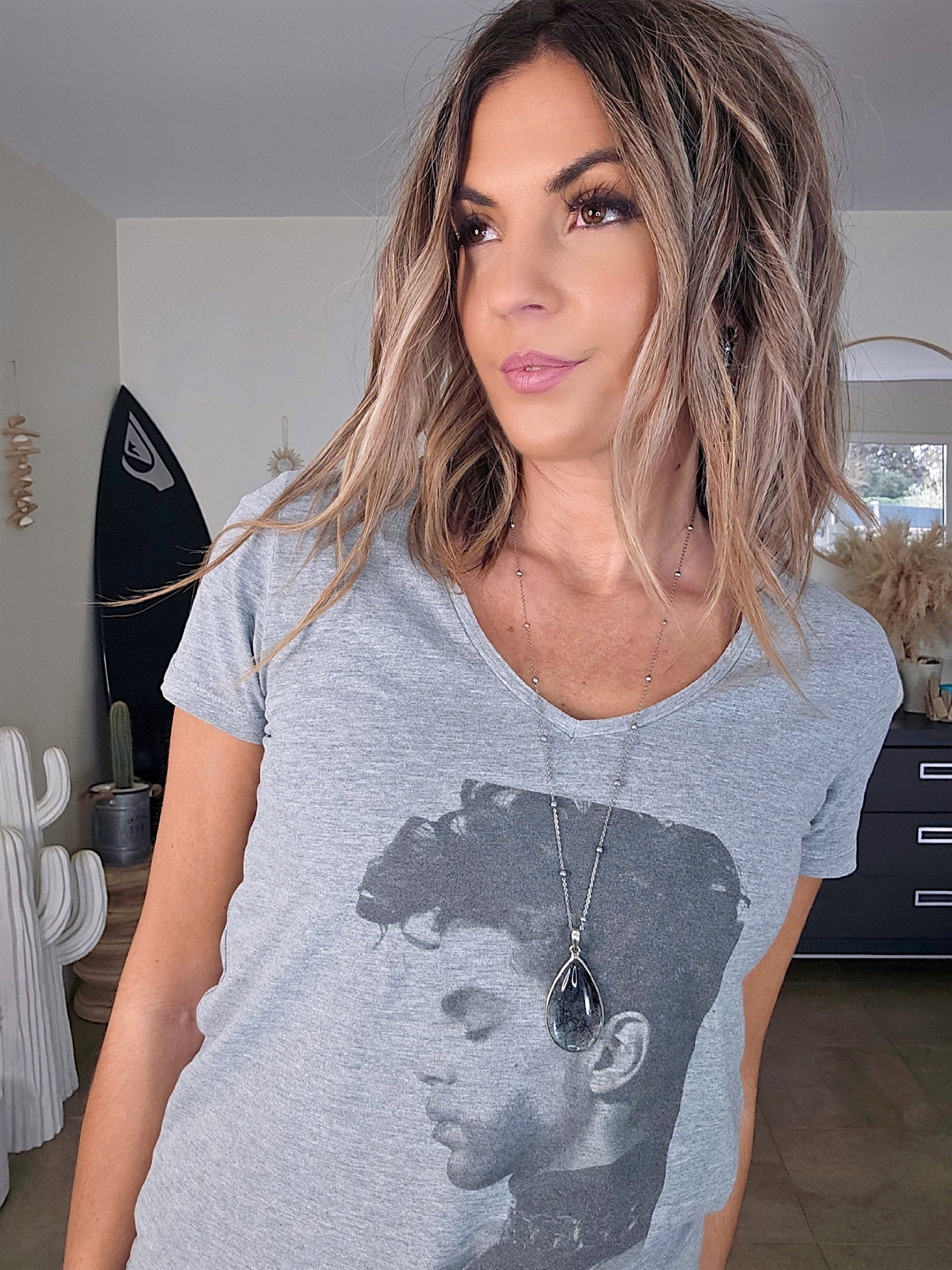 T-shirt gris clair PRINCE - 𝐌𝐚𝐫𝐢𝐧𝐚𝟒𝟒𝐟𝐚𝐦𝐢𝐥𝐲