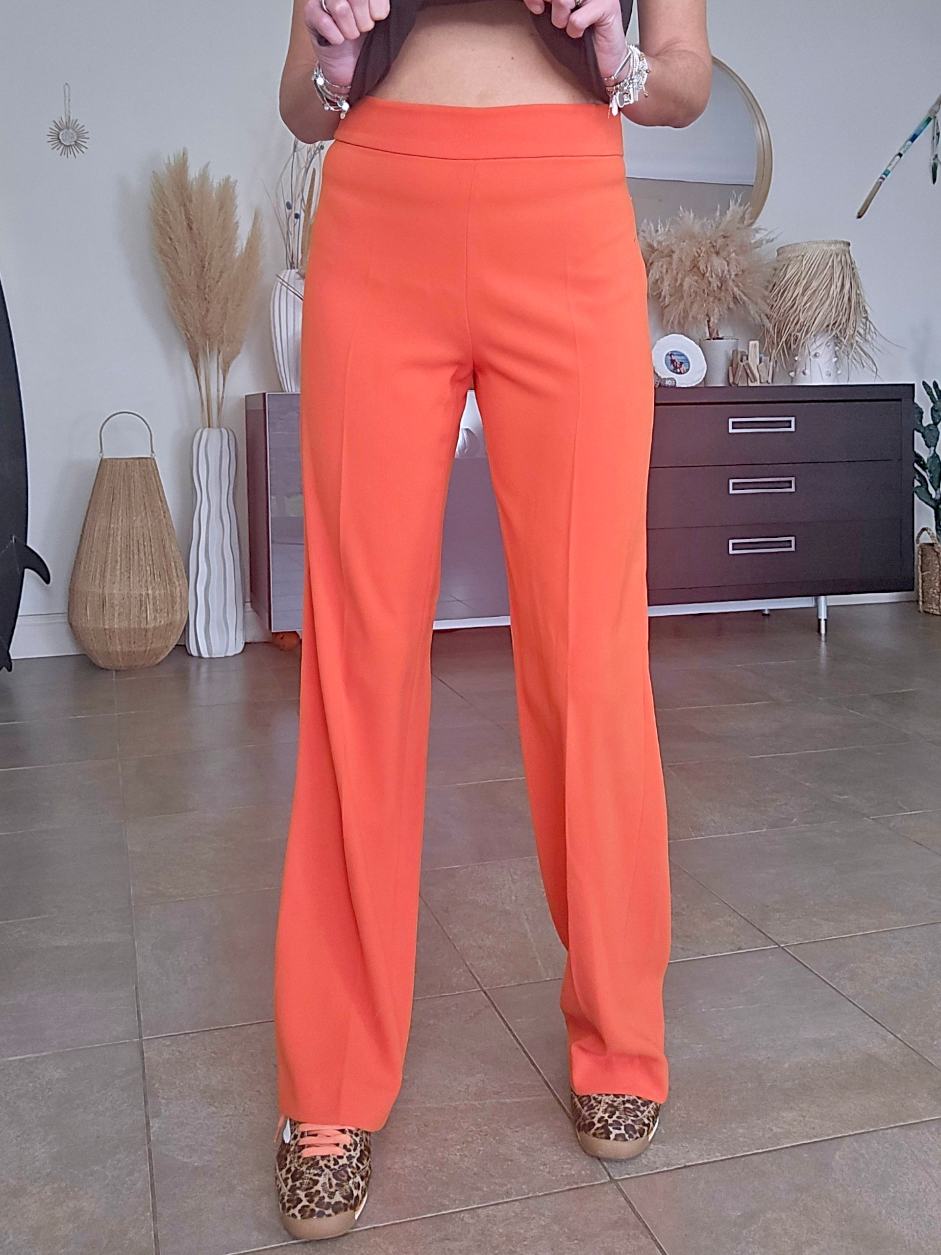 Pantalon palazzo orange - 𝐌𝐚𝐫𝐢𝐧𝐚𝟒𝟒𝐟𝐚𝐦𝐢𝐥𝐲