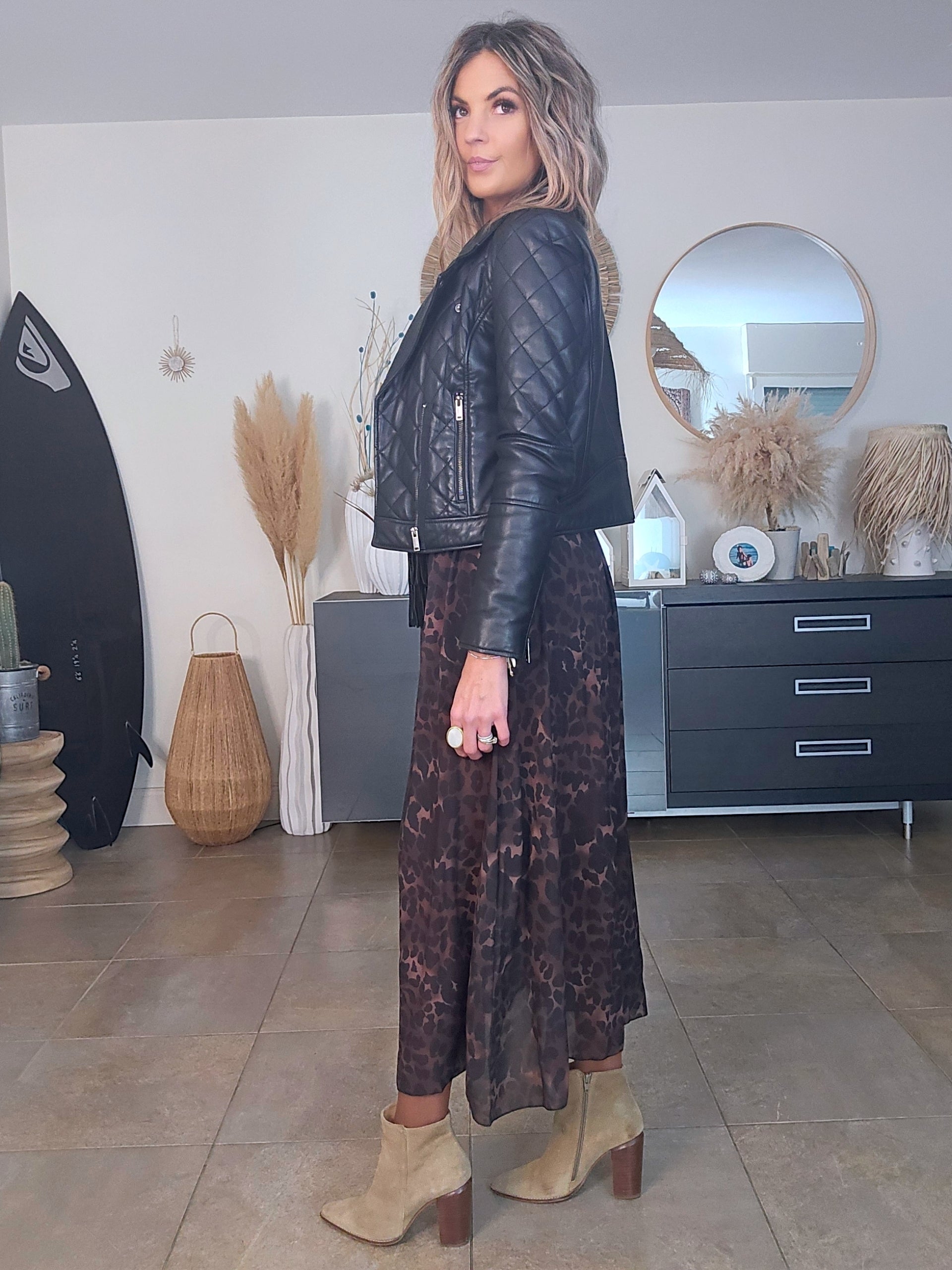 Perfecto noir matelassé 100% cuir - 𝐌𝐚𝐫𝐢𝐧𝐚𝟒𝟒𝐟𝐚𝐦𝐢𝐥𝐲
