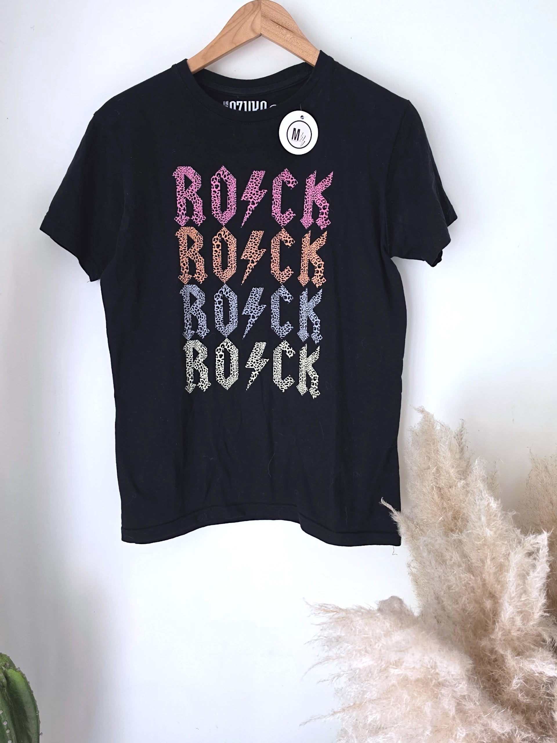 T-shirt noir Rock - 𝐌𝐚𝐫𝐢𝐧𝐚𝟒𝟒𝐟𝐚𝐦𝐢𝐥𝐲