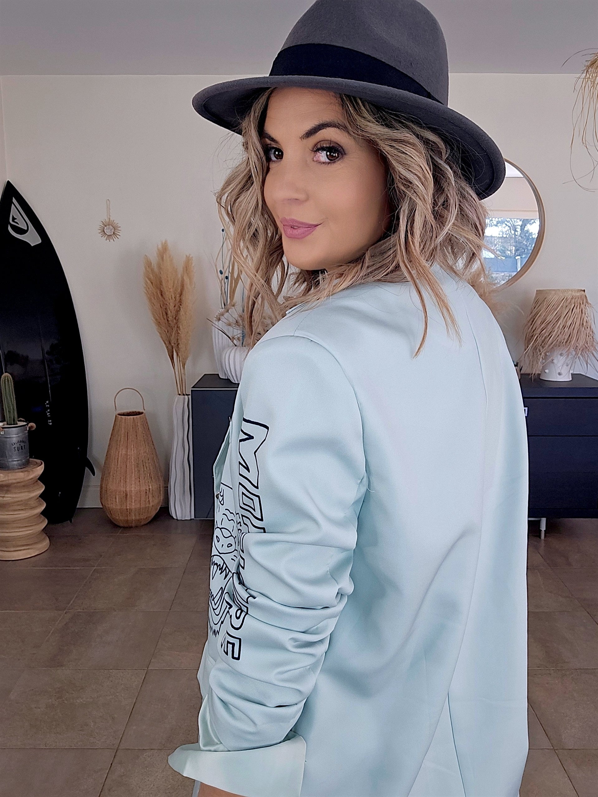 Veste boy tigre vert d'eau - 𝐌𝐚𝐫𝐢𝐧𝐚𝟒𝟒𝐟𝐚𝐦𝐢𝐥𝐲