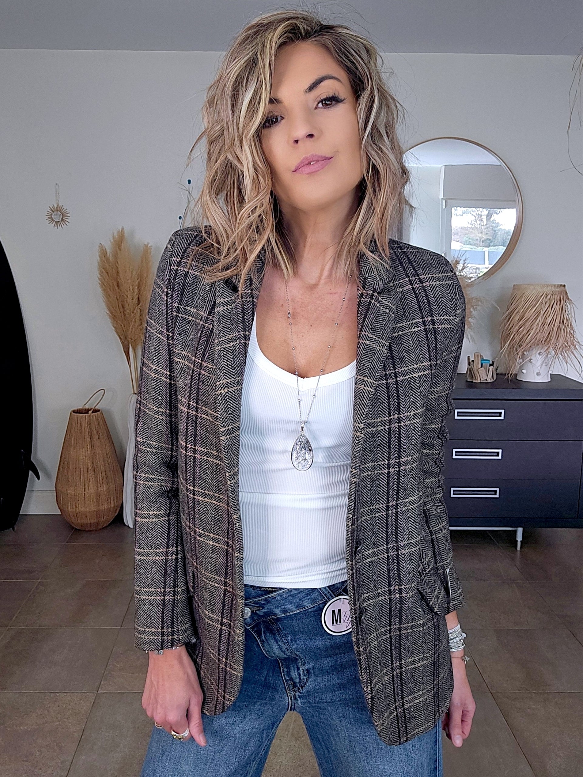 Veste chevrons vintage - 𝐌𝐚𝐫𝐢𝐧𝐚𝟒𝟒𝐟𝐚𝐦𝐢𝐥𝐲