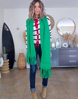 Écharpe douce et longue verte - 𝐌𝐚𝐫𝐢𝐧𝐚𝟒𝟒𝐟𝐚𝐦𝐢𝐥𝐲