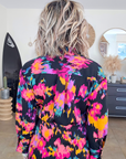 Robe noire à imprimé fleuri lumineux - 𝐌𝐚𝐫𝐢𝐧𝐚𝟒𝟒𝐟𝐚𝐦𝐢𝐥𝐲