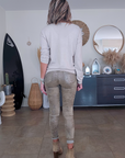 Pantalon bronze à imprimé animal - 𝐌𝐚𝐫𝐢𝐧𝐚𝟒𝟒𝐟𝐚𝐦𝐢𝐥𝐲