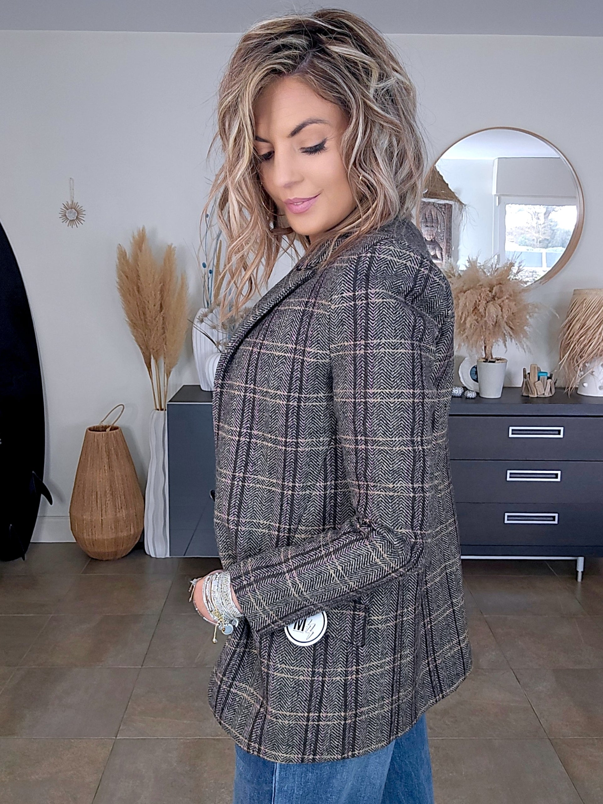 Veste chevrons vintage - 𝐌𝐚𝐫𝐢𝐧𝐚𝟒𝟒𝐟𝐚𝐦𝐢𝐥𝐲