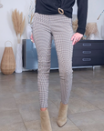 Pantalon à imprimé pied-de-poule - 𝐌𝐚𝐫𝐢𝐧𝐚𝟒𝟒𝐟𝐚𝐦𝐢𝐥𝐲
