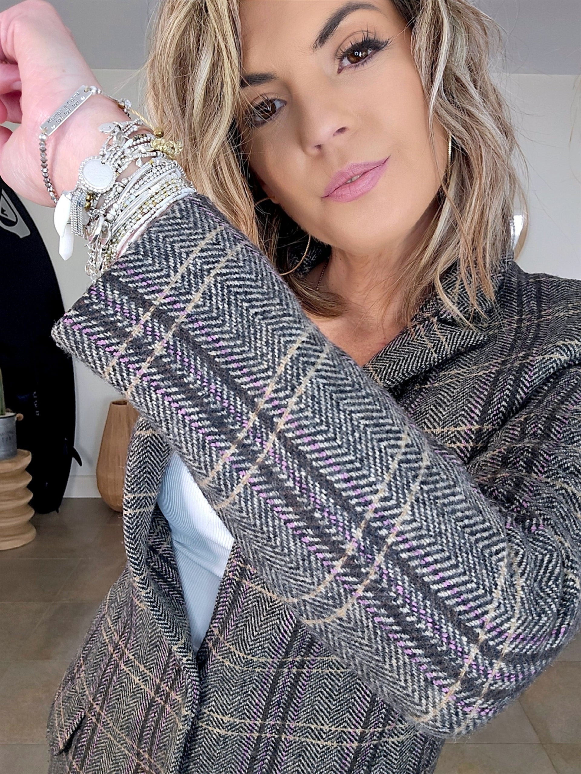 Veste chevrons vintage - 𝐌𝐚𝐫𝐢𝐧𝐚𝟒𝟒𝐟𝐚𝐦𝐢𝐥𝐲