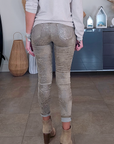 Pantalon bronze à imprimé animal - 𝐌𝐚𝐫𝐢𝐧𝐚𝟒𝟒𝐟𝐚𝐦𝐢𝐥𝐲