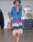 Veste brodée en jean bleu - 𝐌𝐚𝐫𝐢𝐧𝐚𝟒𝟒𝐟𝐚𝐦𝐢𝐥𝐲