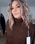 Pull marron longueur asymétrique - 𝐌𝐚𝐫𝐢𝐧𝐚𝟒𝟒𝐟𝐚𝐦𝐢𝐥𝐲
