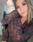 Robe longue marron à imprimé léopard - 𝐌𝐚𝐫𝐢𝐧𝐚𝟒𝟒𝐟𝐚𝐦𝐢𝐥𝐲
