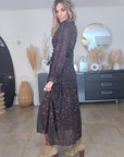Robe longue marron à imprimé léopard - 𝐌𝐚𝐫𝐢𝐧𝐚𝟒𝟒𝐟𝐚𝐦𝐢𝐥𝐲