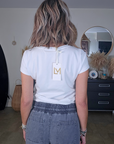 Tee-shirt blanc Good Vibes - 𝐌𝐚𝐫𝐢𝐧𝐚𝟒𝟒𝐟𝐚𝐦𝐢𝐥𝐲