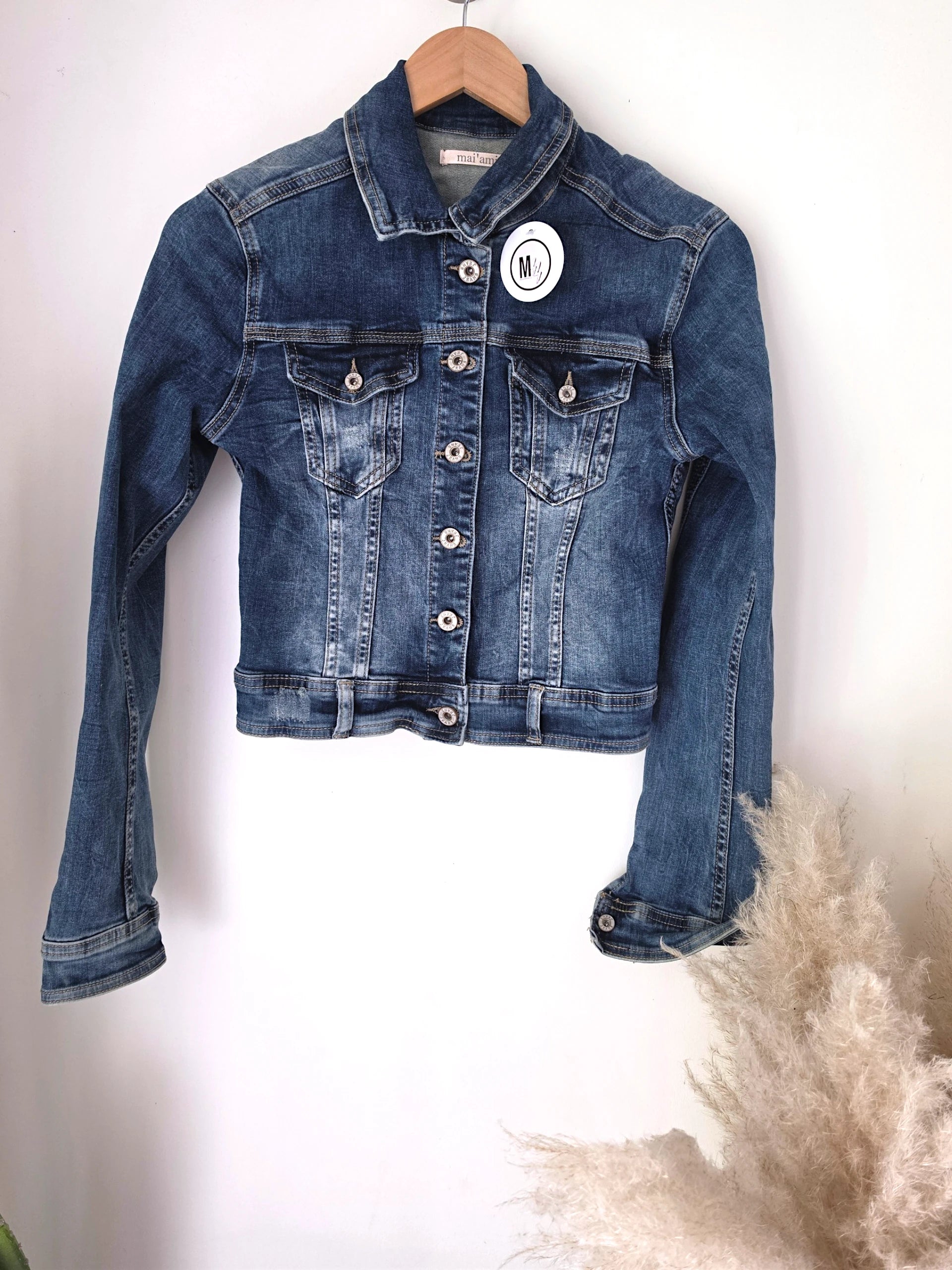 Veste en jean - 𝐌𝐚𝐫𝐢𝐧𝐚𝟒𝟒𝐟𝐚𝐦𝐢𝐥𝐲