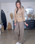 Veste cintrée beige boutons - 𝐌𝐚𝐫𝐢𝐧𝐚𝟒𝟒𝐟𝐚𝐦𝐢𝐥𝐲