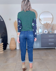 Jean jeeging bleu brut délavé - 𝐌𝐚𝐫𝐢𝐧𝐚𝟒𝟒𝐟𝐚𝐦𝐢𝐥𝐲