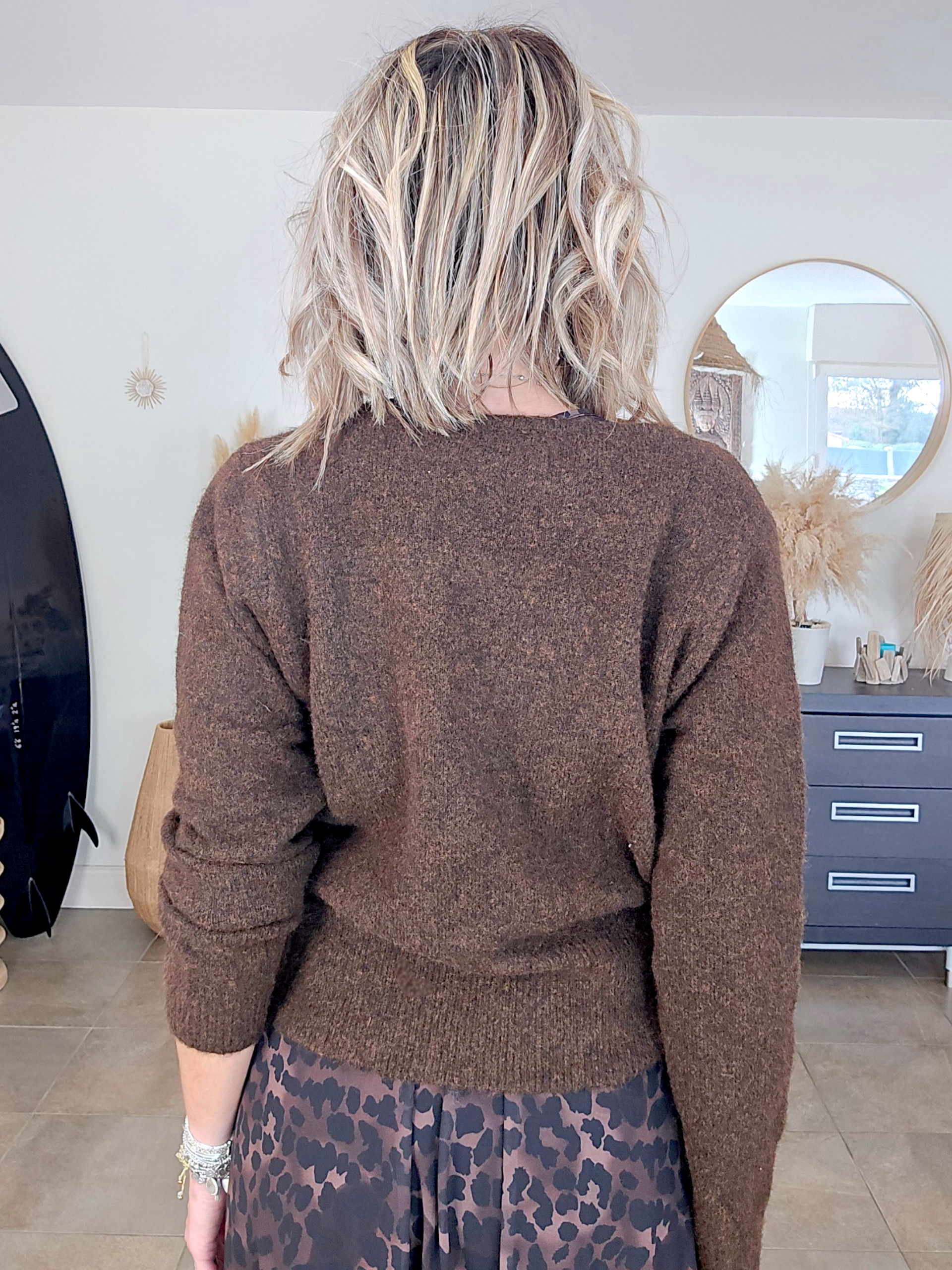 Pull cache cœur marron - 𝐌𝐚𝐫𝐢𝐧𝐚𝟒𝟒𝐟𝐚𝐦𝐢𝐥𝐲