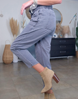 Pantalon gris coupe droite - 𝐌𝐚𝐫𝐢𝐧𝐚𝟒𝟒𝐟𝐚𝐦𝐢𝐥𝐲