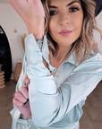 Robe chic vert d'eau - 𝐌𝐚𝐫𝐢𝐧𝐚𝟒𝟒𝐟𝐚𝐦𝐢𝐥𝐲